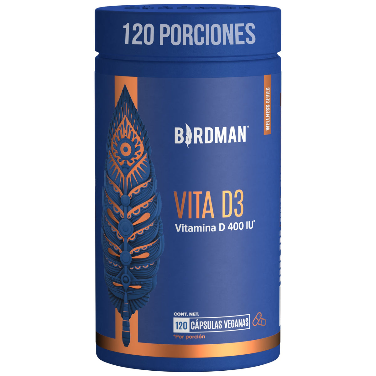 Birdman Vita D3 120 cápsulas - frente