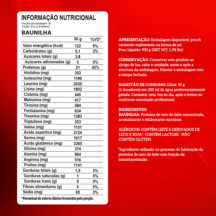 BOTE WHEY 100% PURE INTEGRAL MEDICA 900 G 30 SV