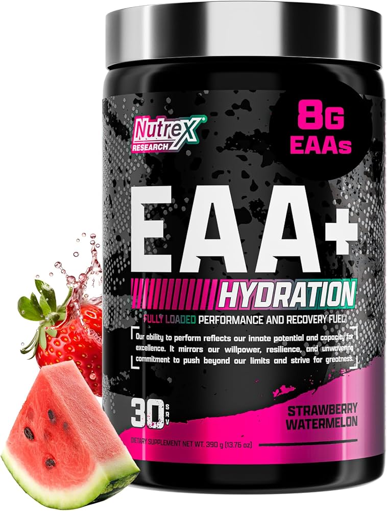 NUTREX EAA+ HYDRATION 30 SERV 390 G FRUIT PUNCH | 8 G EAA AMINOÁCIDOS