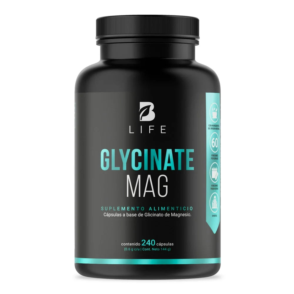 B Life Glicinato de Magnesio 600 mg 240 cápsulas - imagen 5