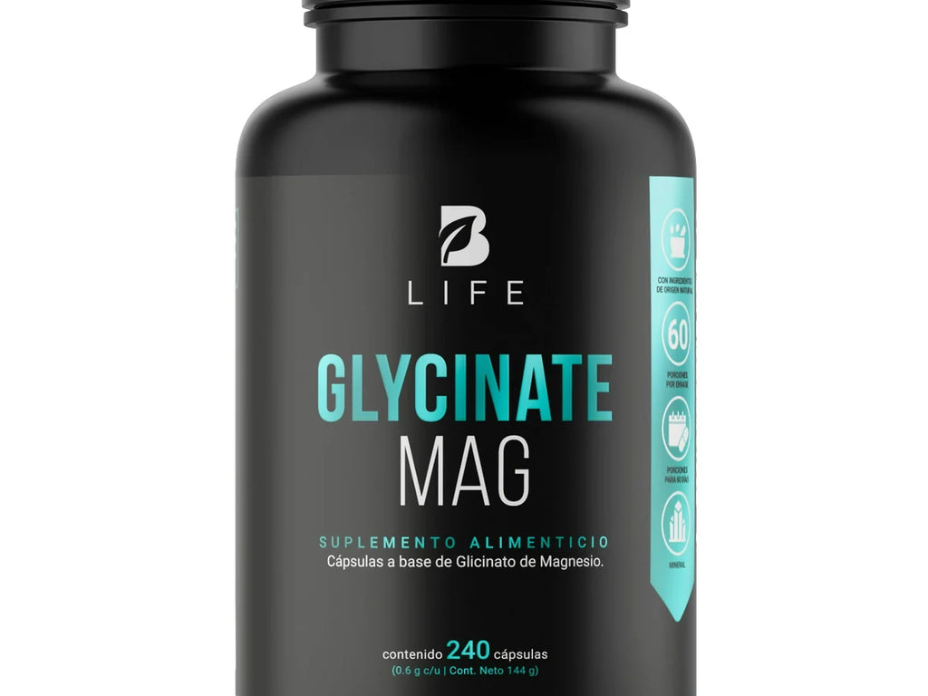 B Life Glicinato de Magnesio 600 mg 240 cápsulas - imagen 4