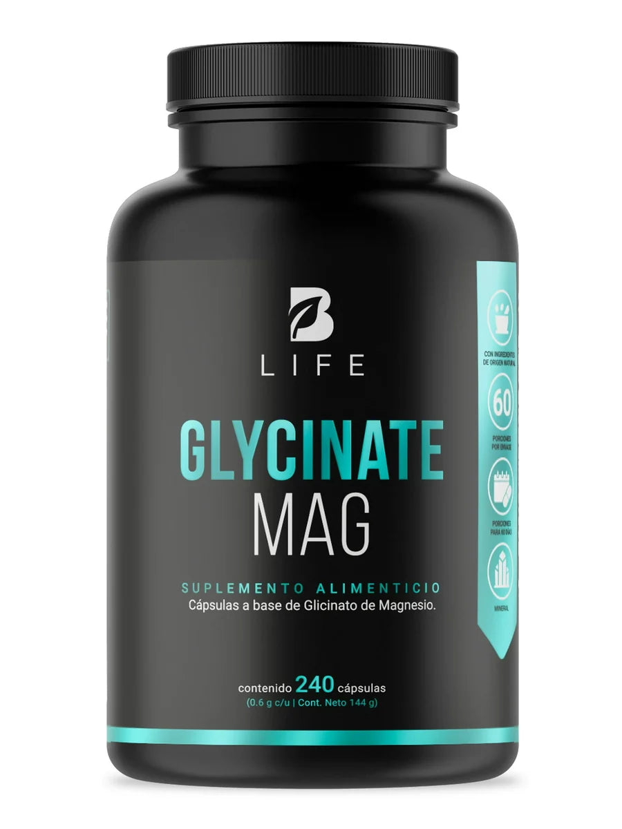 B Life Glicinato de Magnesio 600 mg 240 cápsulas - imagen 3