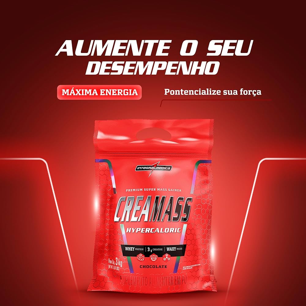 CREAMASS HYPERCALORIC 3 KG CHOCOLATE | GANADOR DE PESO EN POLVO INTEGRALMÉDICA