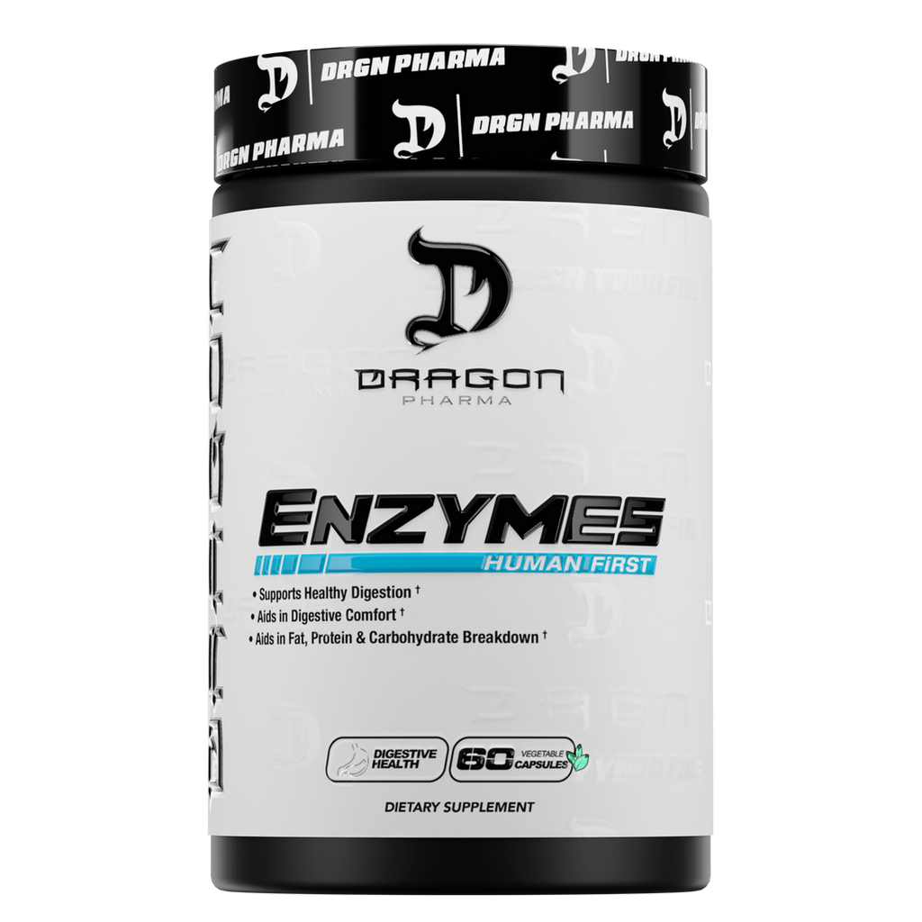 Dragon Pharma Enzymes 60 cápsulas - frente