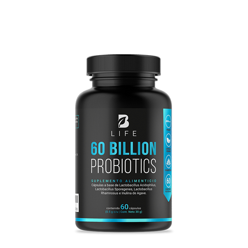 B Life Probióticos 60 Billion 60 cápsulas