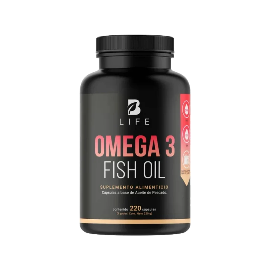 B Life Omega 3 Fish Oil 1000 mg 220 cápsulas - imagen 4