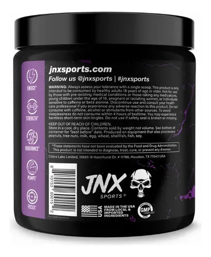 THE CURSE JNX 30 SER - Servicios Pre Entrenamiento para Aumentar Energía y Rendimiento con 50 Servicios Ideal para Mejorar Tu Entrenamiento