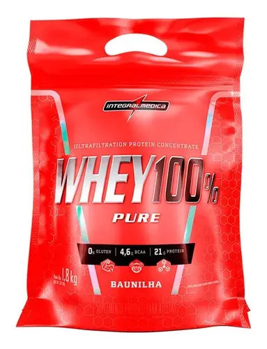 WHEY 100% PURE 1.8 KG INTEGRALMEDICA  | PROTEÍNA DE SUERO COSTAL