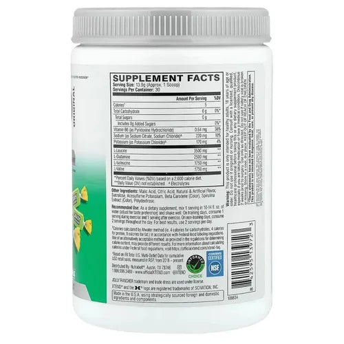 XTEND ELITE RECOVERY BCAA 30 SERV | SABORES VARIADOS| AMINOÁCIDOS + ELECTROLITOS
