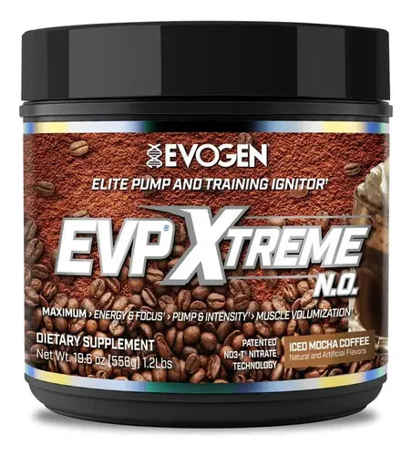 Evogen Nutrition EVP Xtreme N.O. (40/20 Servicios) – Pre-Entreno Élite de Óxido Nítrico, Enfoque y Bombeo