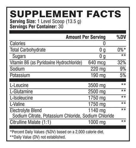 XTEND ELITE RECOVERY BCAA 30 SERV | SABORES VARIADOS| AMINOÁCIDOS + ELECTROLITOS