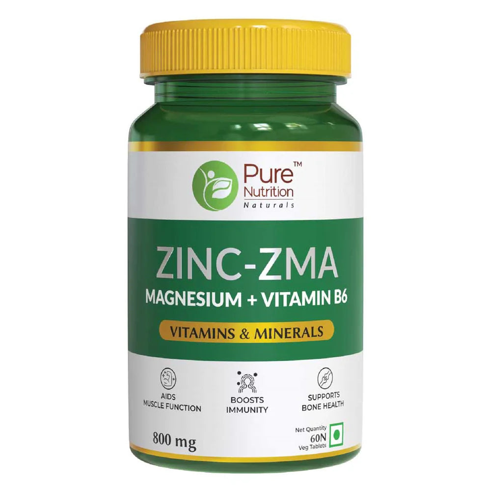 Pure Nutrition ZMA 60 tabletas 30 servicios - imagen 5