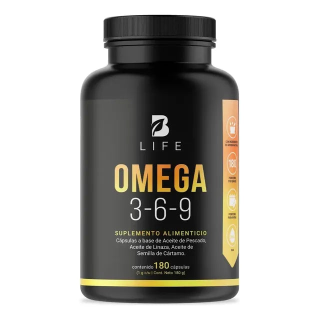 B Life Omega 3 6 9 180 cápsulas