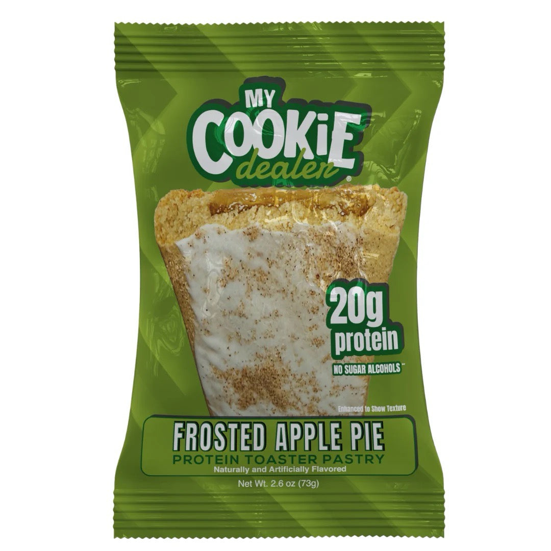RAW My Cookie Dealer Frosted Apple Pie Protein Toaster Pastry
