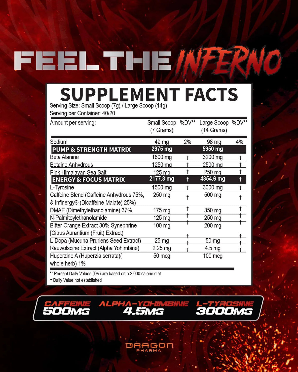 VENOM INFERNO 40 SERV  -- preentreno en polvo formulado para adultos físicamente activos que buscan complementar su rutina antes de sesiones de entrenamiento