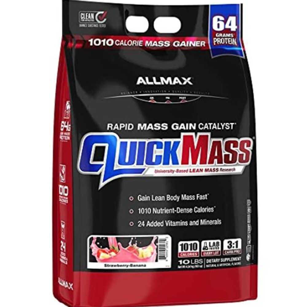 ALLMAX QuickMass 10 lb - portada cuadrada