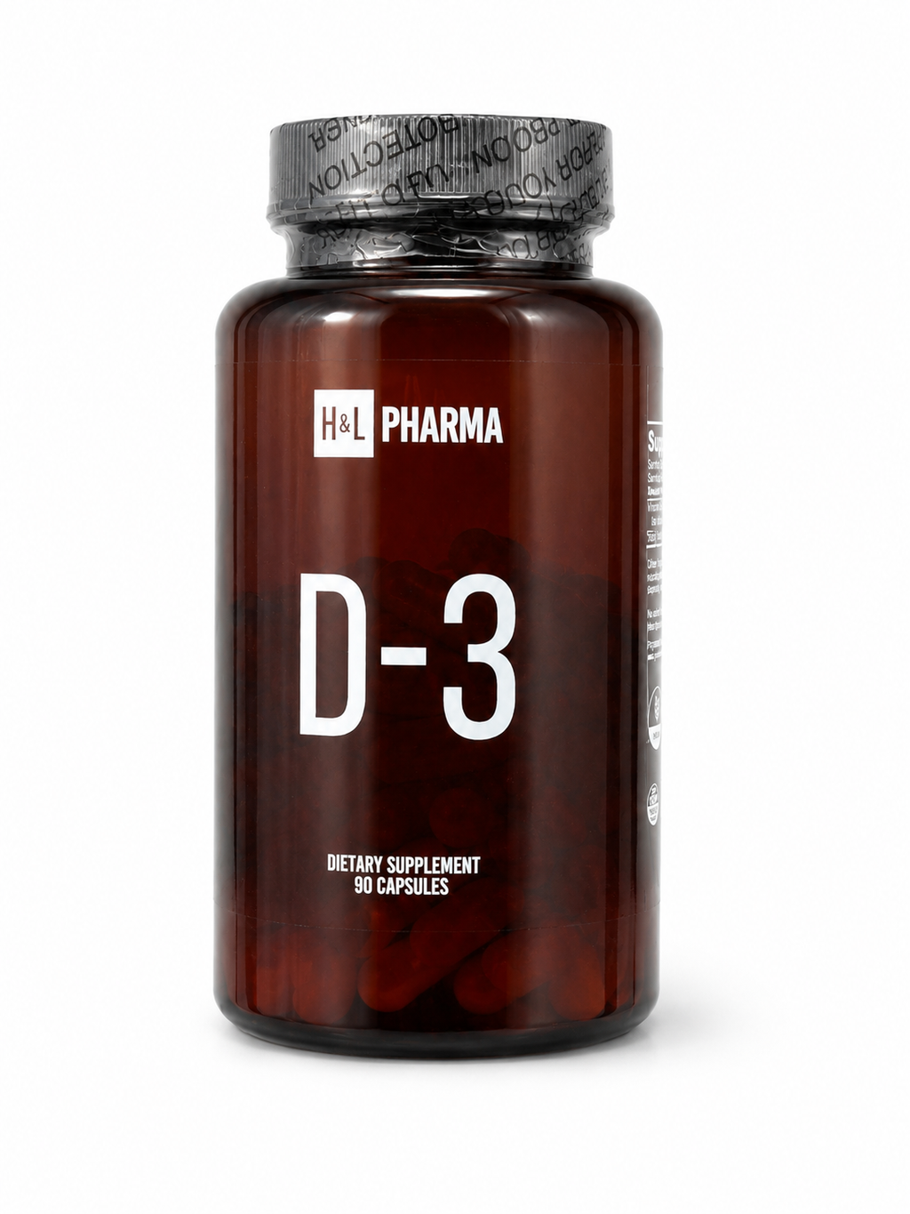 H&L Pharma Vitamina D3 | 5000 IU | 90 Cápsulas