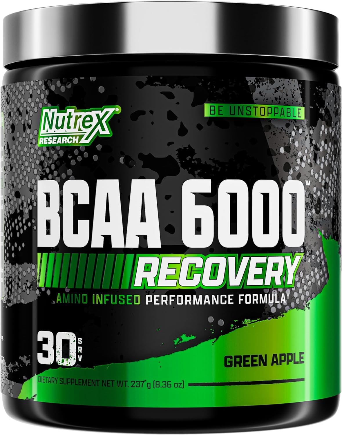 NUTREX BCAA 6000 RECOVERY 30 SERV 237 G GREEN APPLE | AMINOÁCIDOS BCAA