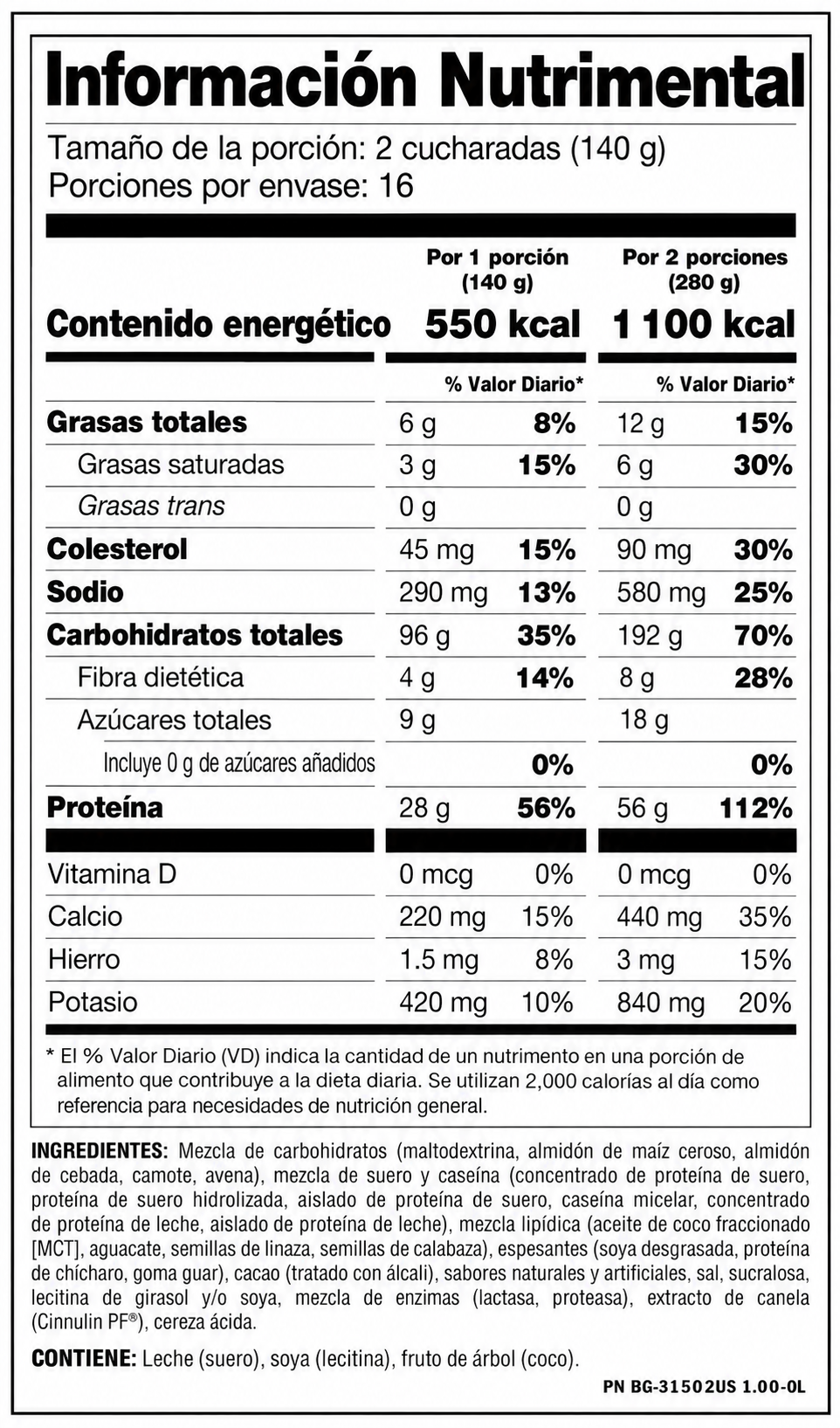 Mutant Mass Ganador de Masa 5 LB | Cookies & Cream | 15 Porciones