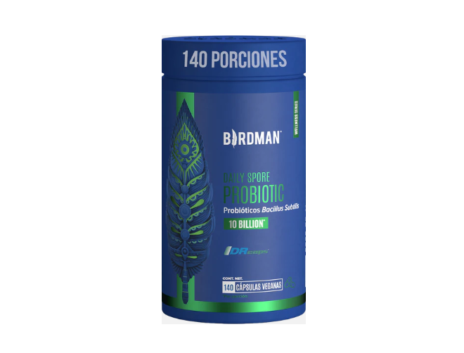 Birdman Daily Spore Probiotic 10B | 140 Cápsulas