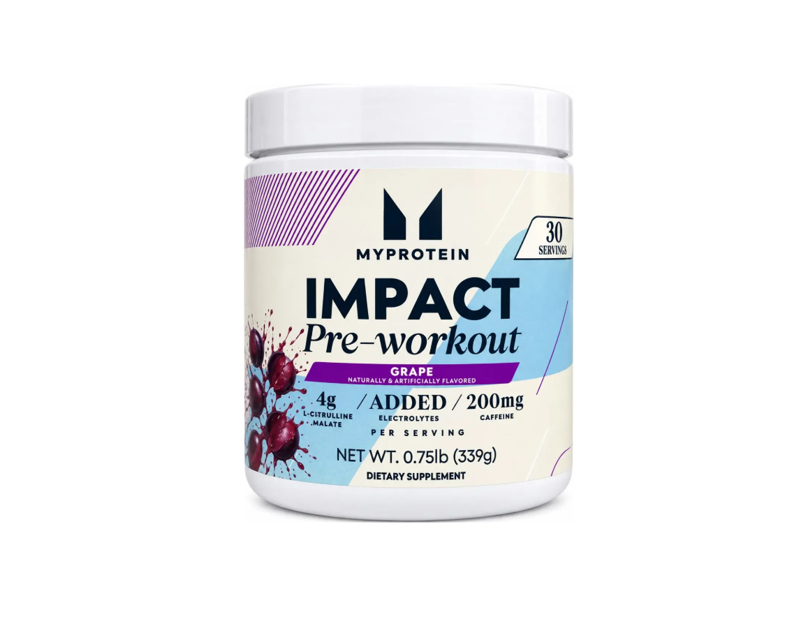 MyProtein Impact Pre-Workout | 30 Servicios | Grape
