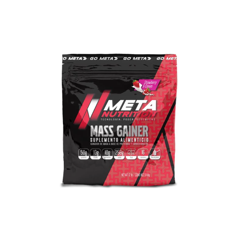 Meta Nutrition Mass Gainer | 12 lb | 16 Servicios