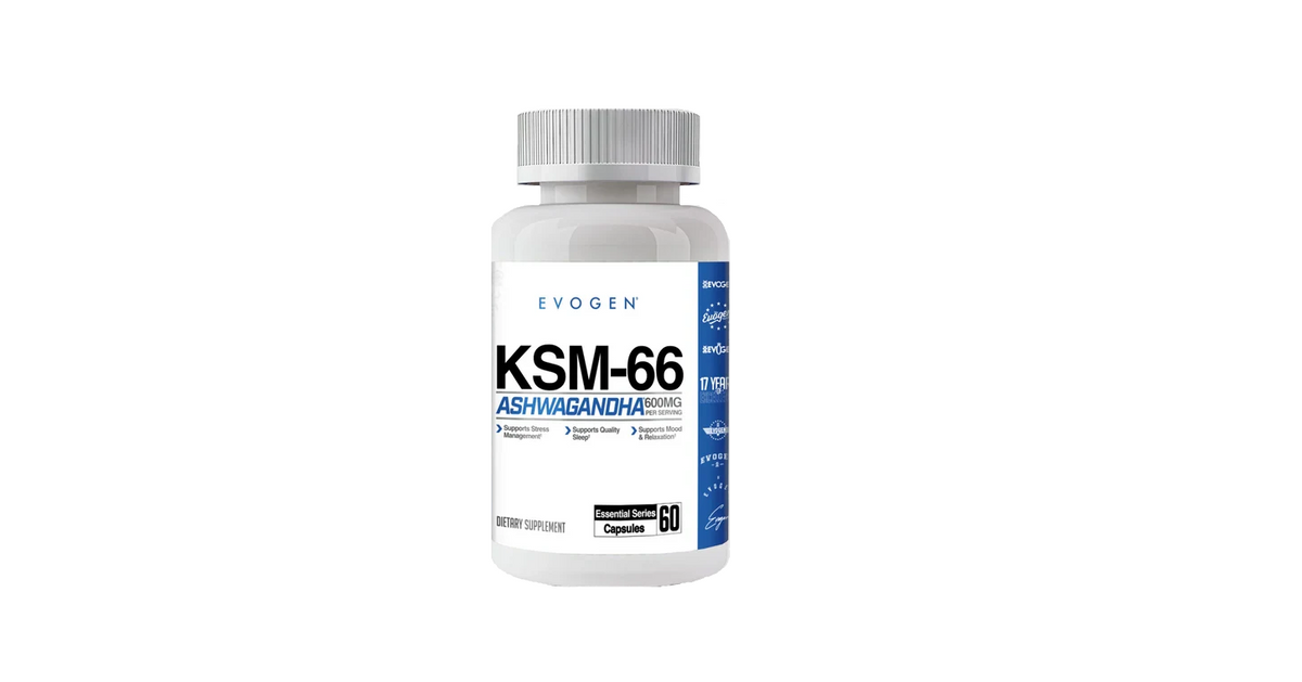 Evogen KSM-66 Ashwagandha | 60 Cápsulas