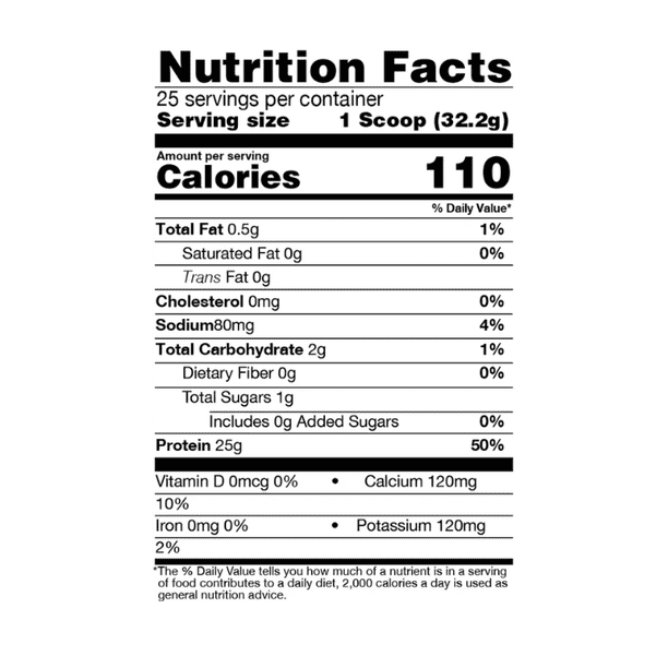 CBUM ISO 2 LB 25 SERV -- Proteína por Porción Whey Isolatev bajo en Carbohidratos y Sin Grasa