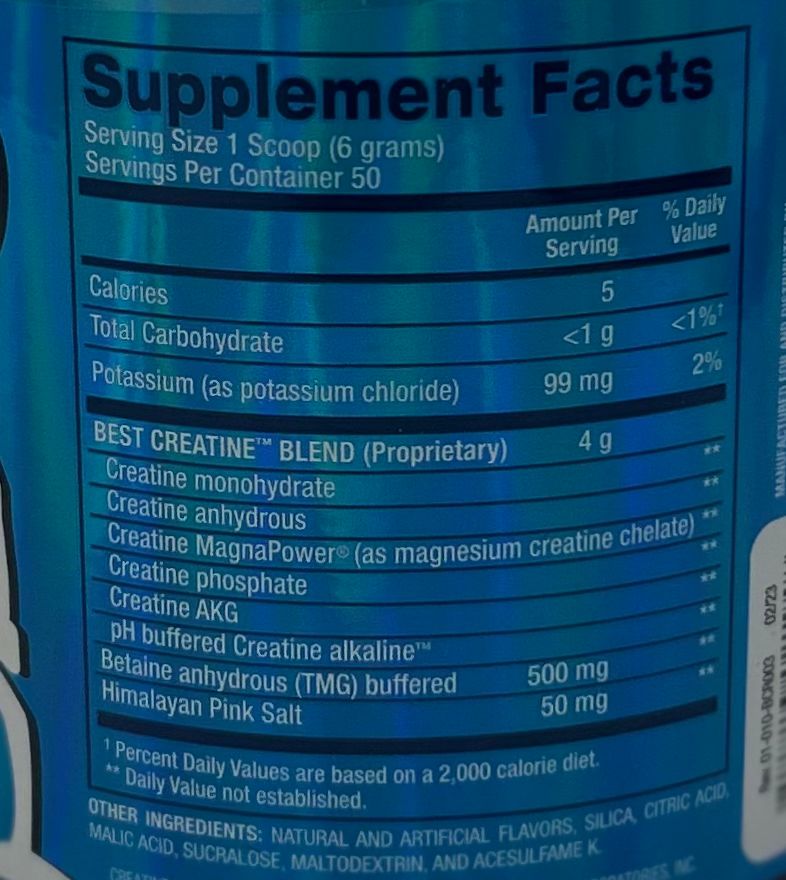 BPI Best Creatine | 50 Servicios | Kiwi Strawberry