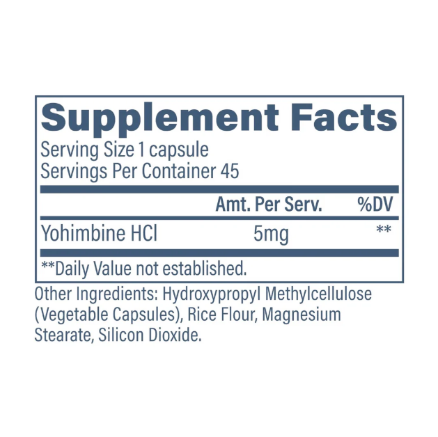 Revive Yohimbine HCL | 45 Cápsulas
