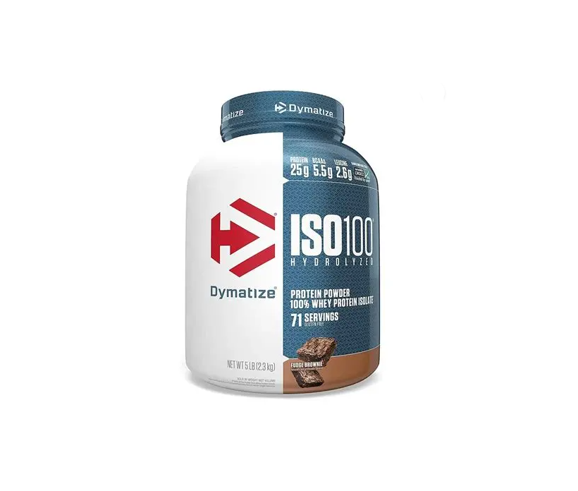 ISO100 5 LB DYMATIZE -- Proteína Muscular Rápida y Eficaz para Crecimiento Muscular sin Lactosa y Grasa