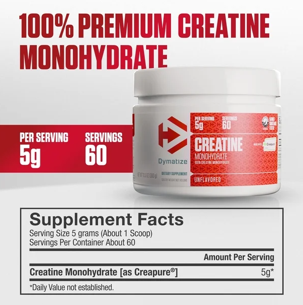 CREATINA DYMATIZE 60 SERV (creapure)