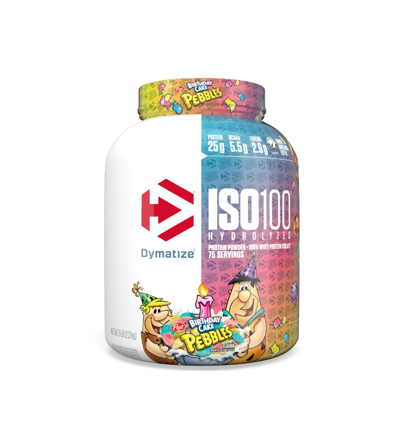 ISO100 5 LB DYMATIZE -- Proteína Muscular Rápida y Eficaz para Crecimiento Muscular sin Lactosa y Grasa