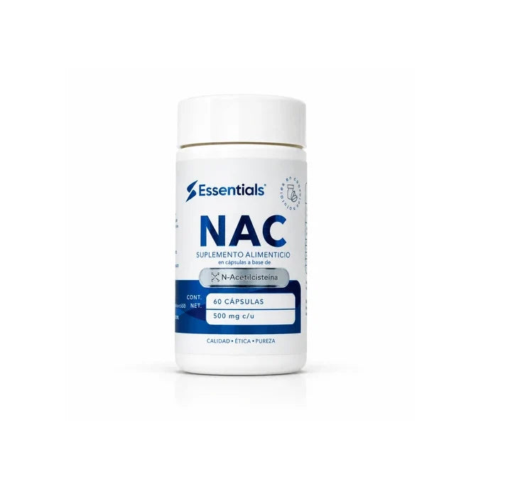 Essentials NAC | 500 mg | 60 Cápsulas - imagen 3