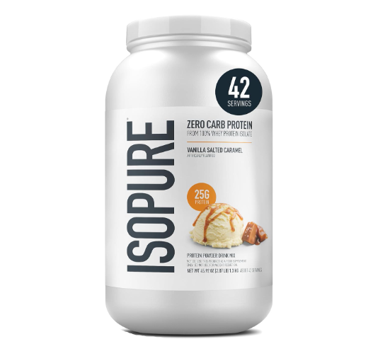 ISOPURE 3 LB 44 SERV ZERO CARB -- Proteína de Suero 100% Pura sin Lactosa y Grasa Enriquecida con Glutamina