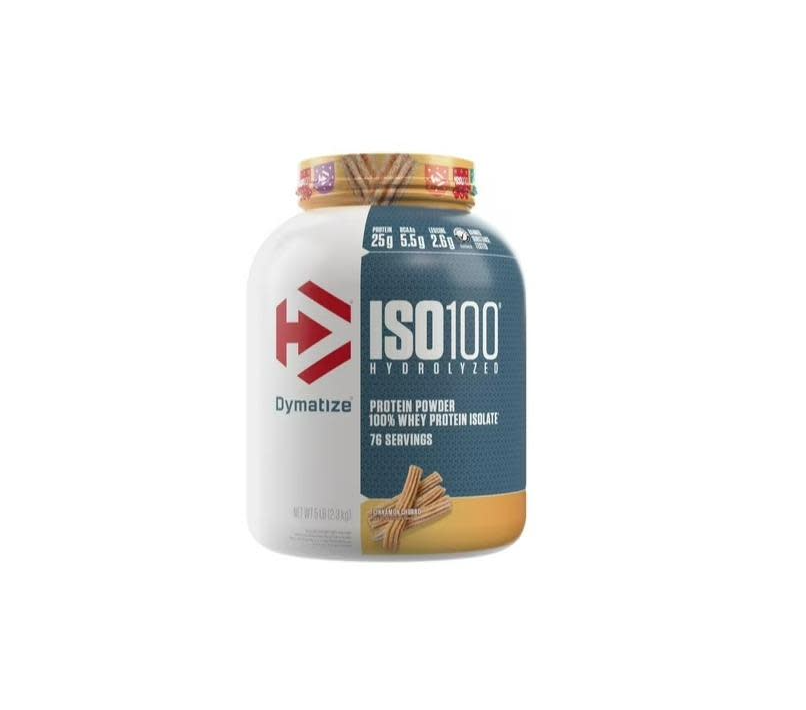 ISO100 5 LB DYMATIZE -- Proteína Muscular Rápida y Eficaz para Crecimiento Muscular sin Lactosa y Grasa