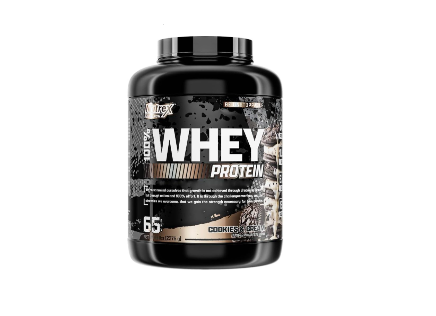 NUTREX 100% WHEY PROTEIN 5 LB 2.27 KG COOKIES & CREAM | PROTEÍNA DE SUERO