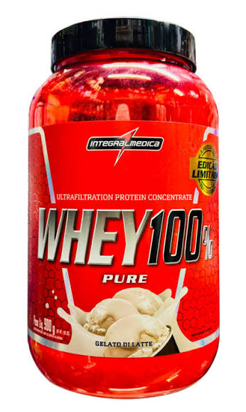 BOTE WHEY 100% PURE INTEGRAL MEDICA 900 G 30 SV