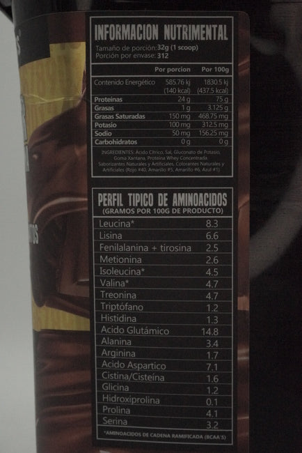 43 Zero Protein Micronized Cubeta 10 kg | 312 Porciones