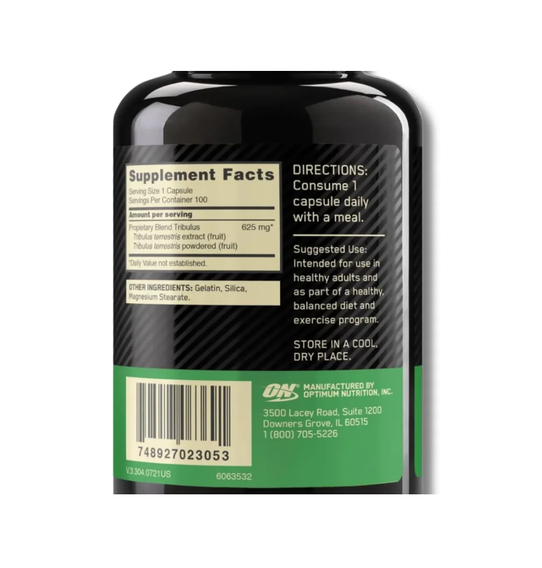 Optimum Nutrition Tribulus | 100 Cápsulas