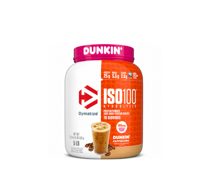 ISO100 5 LB DYMATIZE -- Proteína Muscular Rápida y Eficaz para Crecimiento Muscular sin Lactosa y Grasa