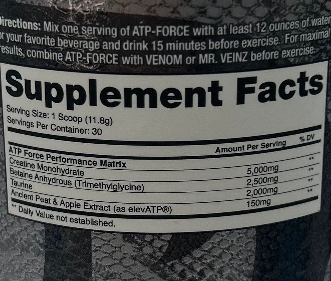ATP Force Dragon Pharma | 30 Servicios | Sin Sabor