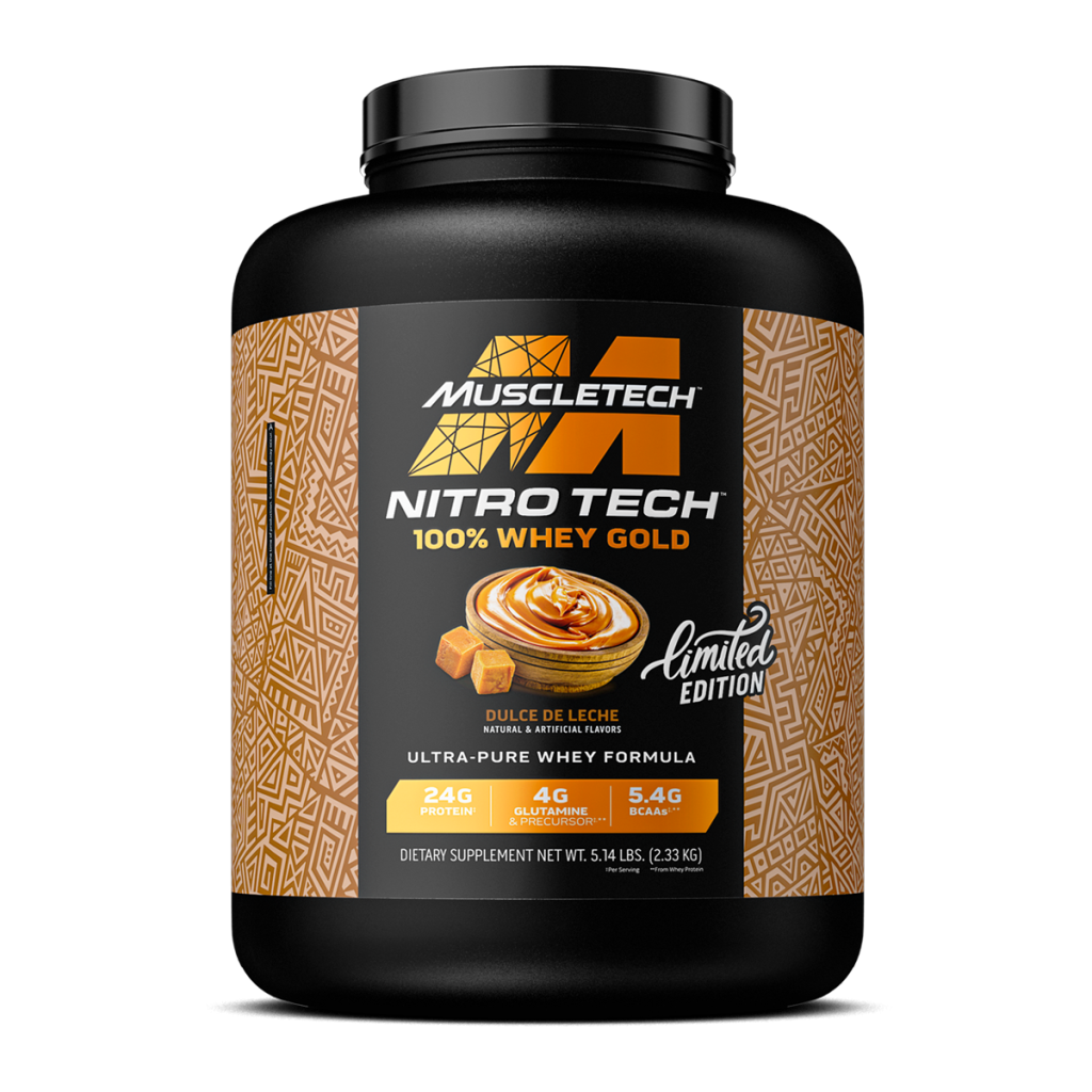 MuscleTech Nitro-Tech Whey Gold | 5 lb | 24 g de Proteína
