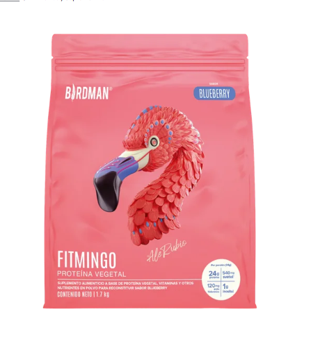 Birdman Fitmingo | 1.7 kg | 50 Servicios | Proteína Vegetal