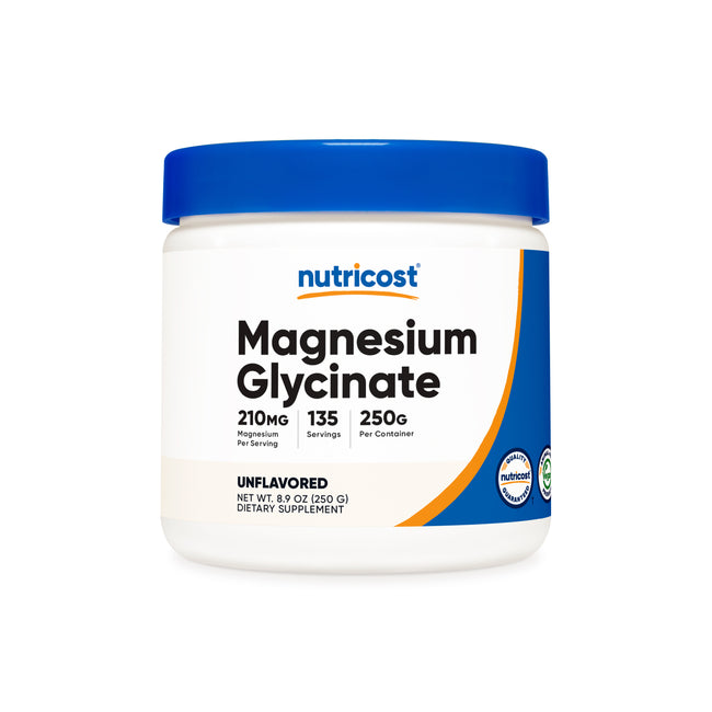 Nutricost Magnesium Glycinate Powder 250 g - frente
