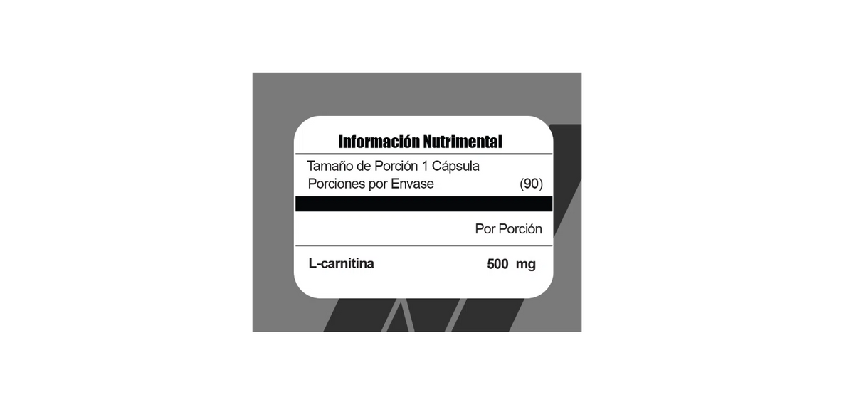 Meta Nutrition L-Carnitine | 90 Cápsulas