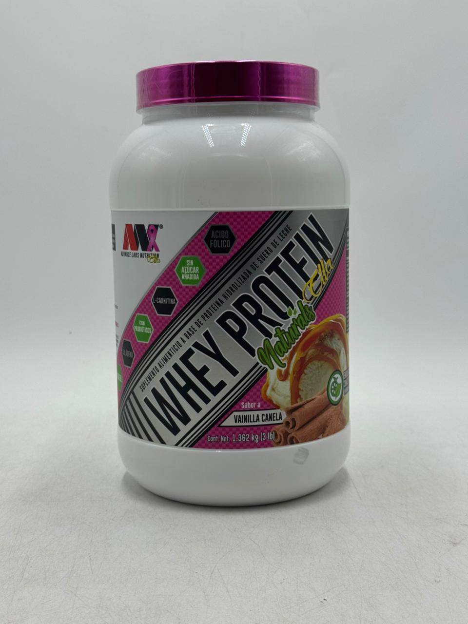 Advance Nutrition Whey Protein Ella Naturals 3 lb