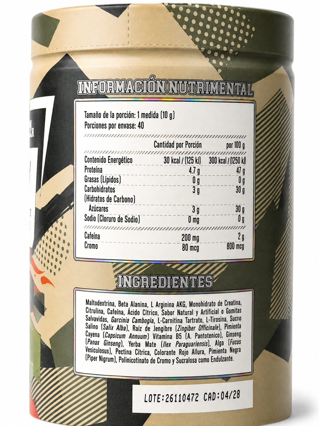 Army Nutrition AK47 Ripper | 40 Servicios | Sandía