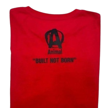 Animal Red Tee | Roja | Talla XL