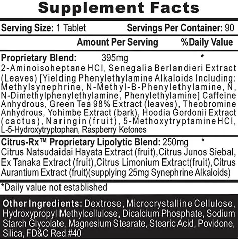 Hi-Tech Pharmaceuticals Lipodrene Xtreme | 90 Tabletas